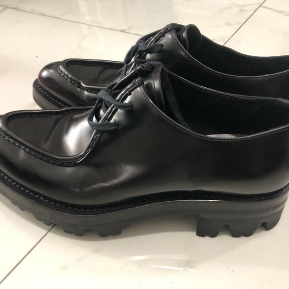 Prada Mens Lace-Up Chunky Sole Shoes - Picture 13 of 15